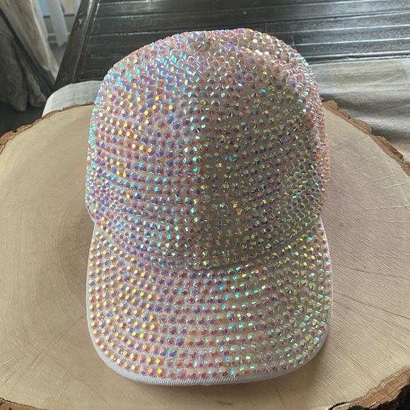 Baseball Hat Encrusted With Bling NEW - Picture 2 of 7